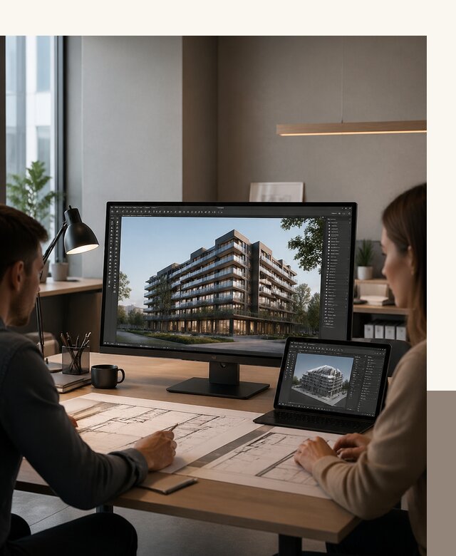 3D визуализация архитектуры и объектов строительства в Барнауле