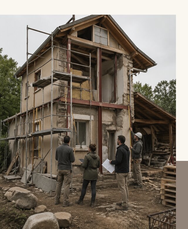 Реконструкция загородного дома под ключ в Барнауле от бюро