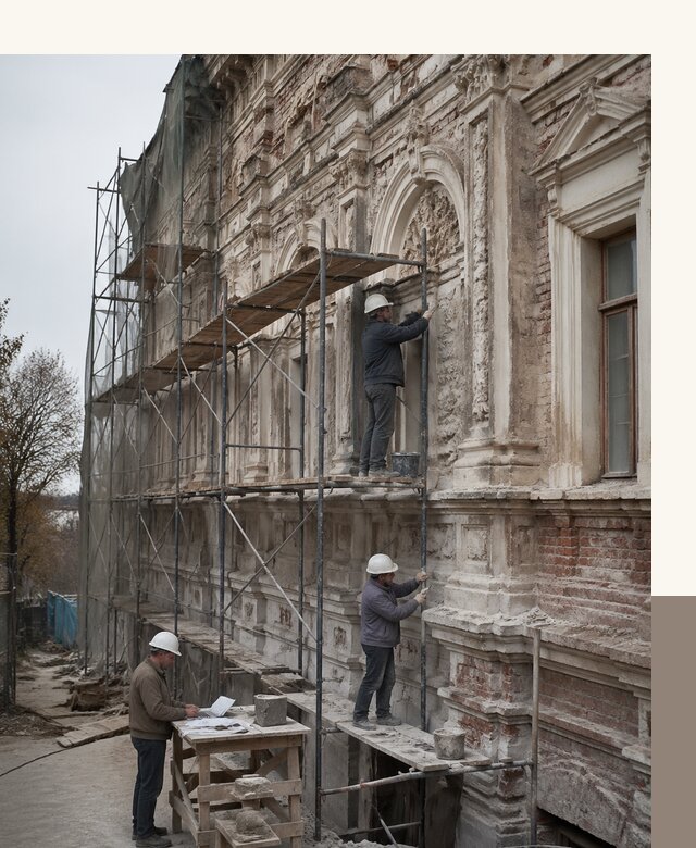 Реставрация объектов культурного наследия под ключ в Барнауле